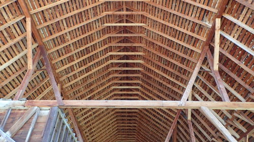 Low angle view of ceiling of building