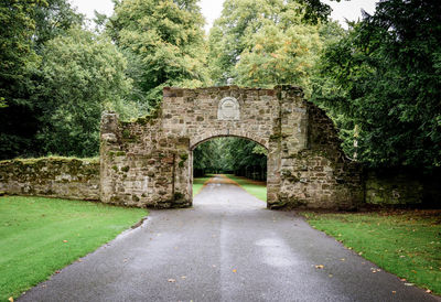 Archway amidst trees