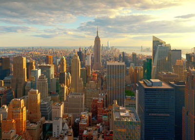 Aerial view of a city