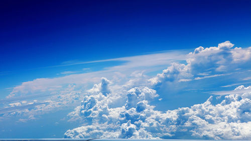 Low angle view of clouds in sky