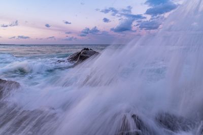 Sea scape in hasting point, new south wales, australia