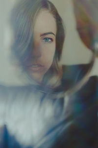 Portrait of young woman