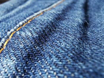 Detail shot of jeans