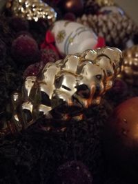 Close-up of christmas decoration