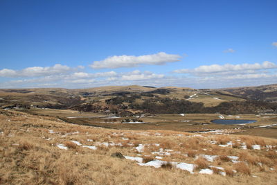 Scenic view of landscape against sky