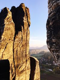 Scenic view of mountains