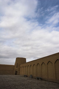 Low angle view of historical building against sky