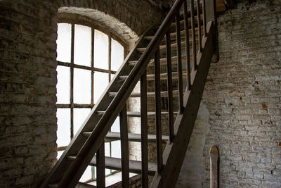 Staircase in old abandoned building
