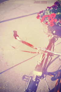 Close-up of bicycle