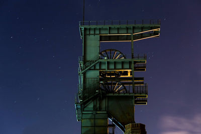 Low angle view of built structure against sky