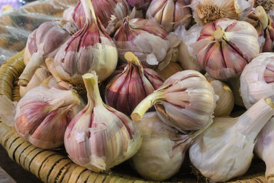 Close-up of vegetables for sale in market