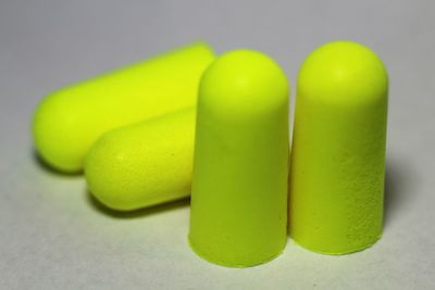Close-up of green candies on table