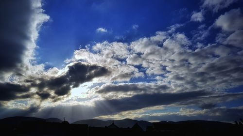 Low angle view of sky