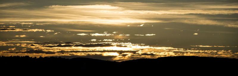 Scenic view of sky at sunset