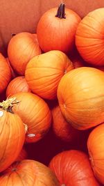 Full frame shot of pumpkins