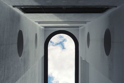 Low angle view of building against sky