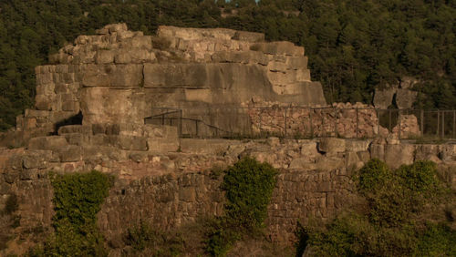 View of old ruins