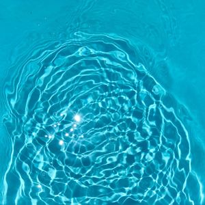 High angle view of swimming pool in sea