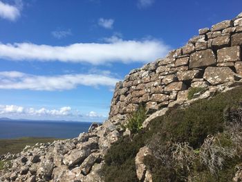 Scenic view of mountain against sky