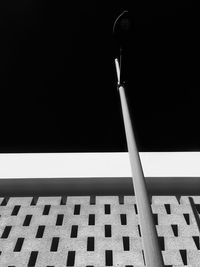 High angle view of concrete wall