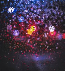 Full frame shot of multi colored light