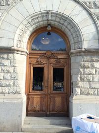 Facade of building