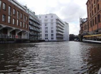 Buildings in city against sky