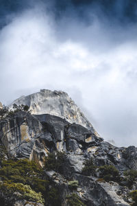 Scenic view of mountain against sky