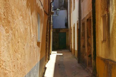 Alley amidst buildings