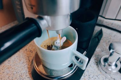 Close-up of coffee cup