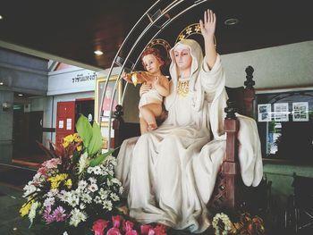 Statue of virgin mary