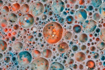 Full frame shot of bubbles