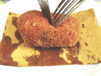 High angle view of building