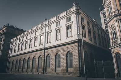 Low angle view of building against sky