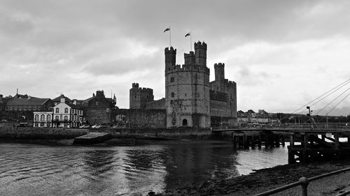 A view of caernarfon castle