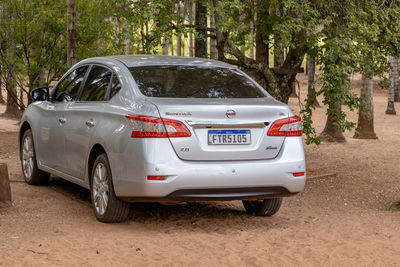 View of car on road