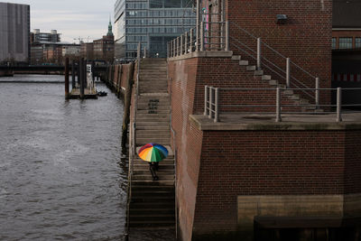 Woman outdoors in hamburg