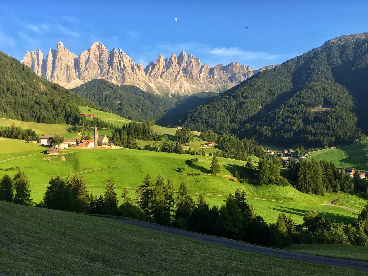 mountain, scenics - nature, landscape, beauty in nature, environment, sky, plant, tranquil scene, tree, nature, tranquility, mountain range, land, no people, field, green color, grass, idyllic, non-urban scene, day, outdoors, mountain peak