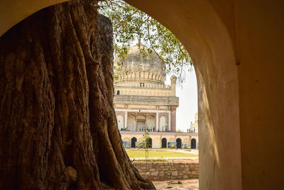 View of historical building