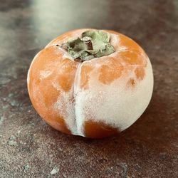 High angle view of lemon on table