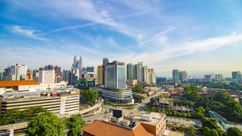 Cityscape against sky