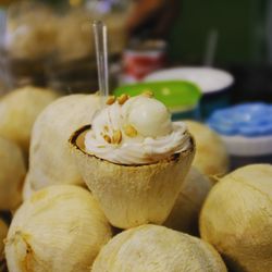 Close-up of fruits for sale in market