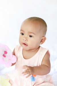 Portrait of cute baby