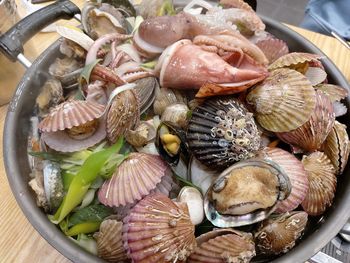 Close-up of seafood