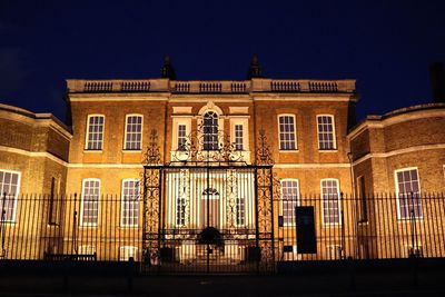 View of building at night