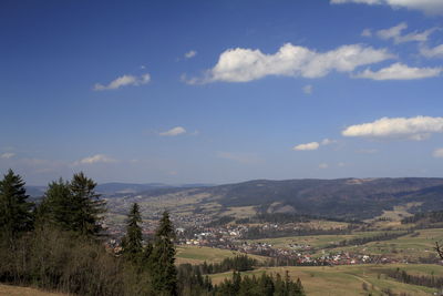 Scenic view of landscape against sky