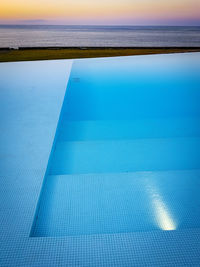 Aerial view of swimming pool