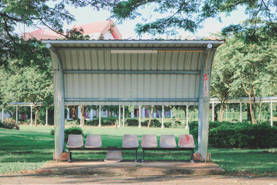 Built structure in park