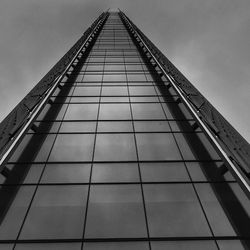 Low angle view of modern building