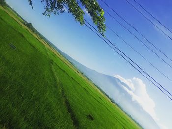 Scenic view of landscape against sky